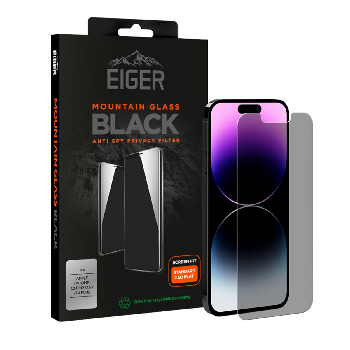 Protection écran verre trempé Eiger 3D GLASS Apple iPhone 11 PRO/XS