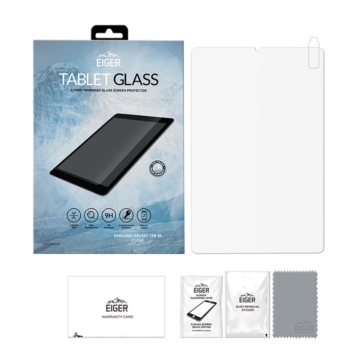 Samsung Galaxy Tab S6 Lite DisplayGlas 2.5D Glass
