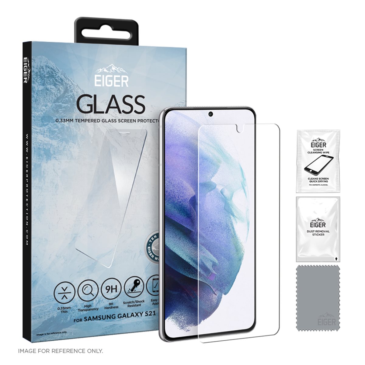 Eiger - Galaxy S21 Ultra 5G Protection écran 3D GLASS