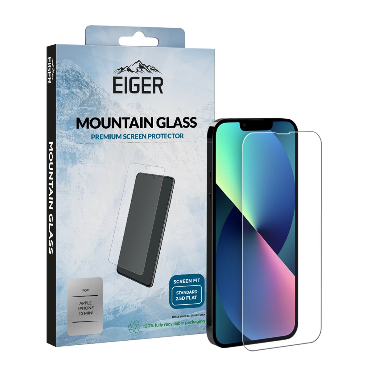 Eiger - iPhone 13 Mini Protection écran MOUNTAIN GLASS PRIVACY